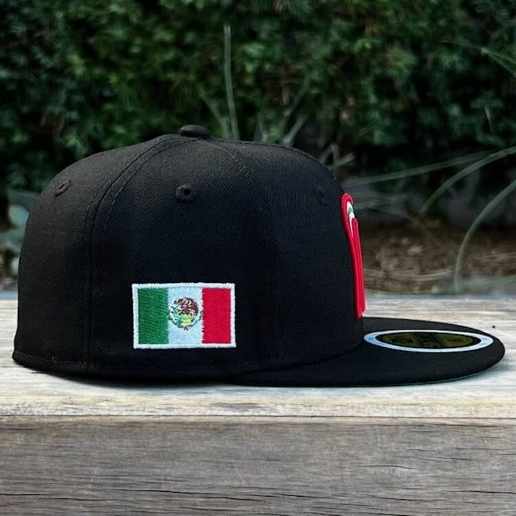 New Era Mexico Kids Black Team Fitted