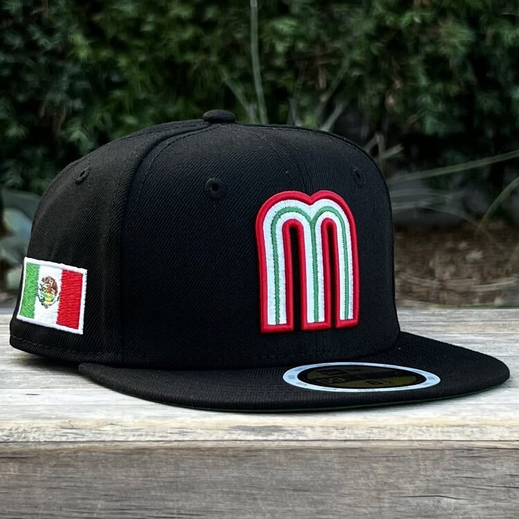 New Era Mexico Kids Black Team Fitted
