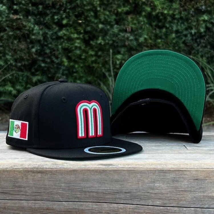 New Era Mexico Kids Black Team Fitted
