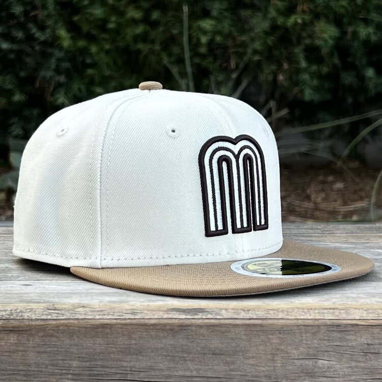 New Era Mexico Kids Ivory/Khaki Fitted