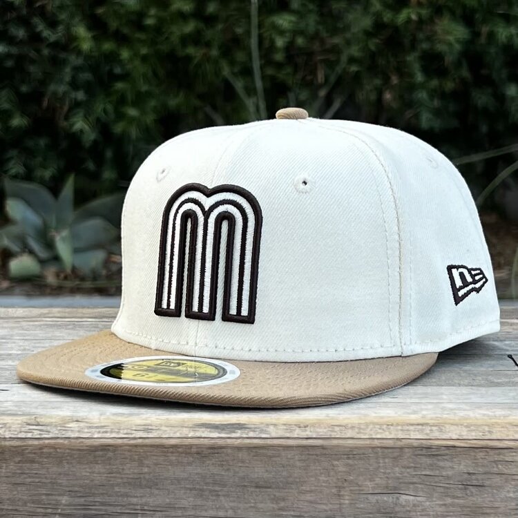 New Era Mexico Kids Ivory/Khaki Fitted