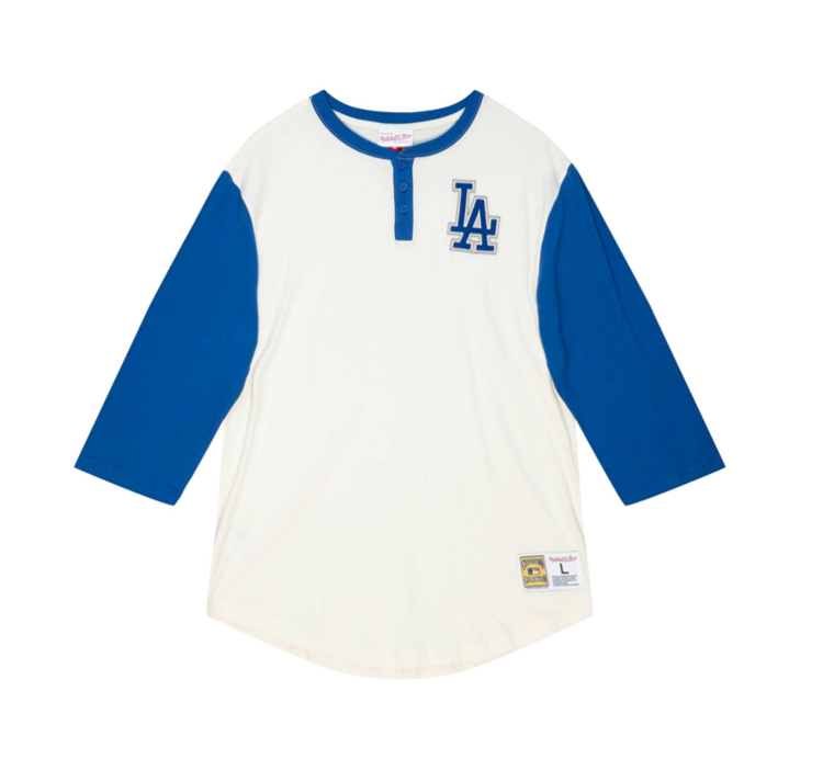 Mitchell and Ness LA Dodgers Men's M&N Icon Henley