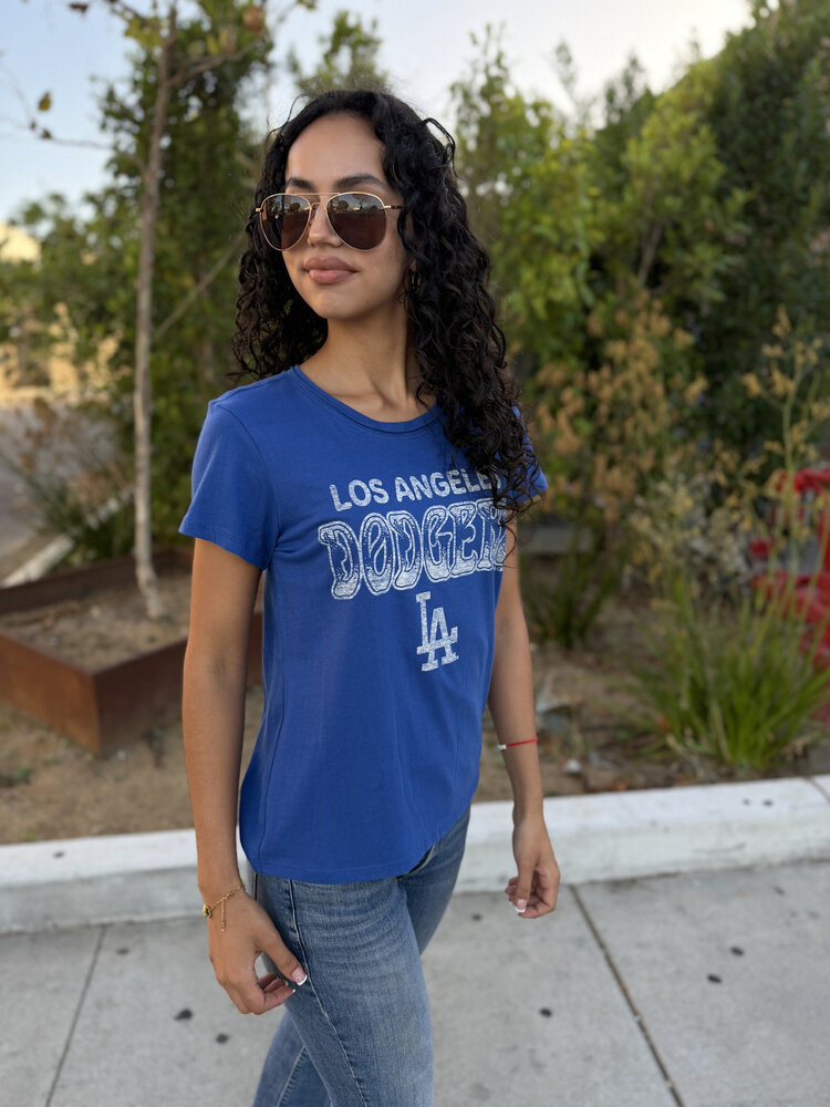 47 Brand Dodgers 47 W Jetty Blue Dreamer Frankie Tee