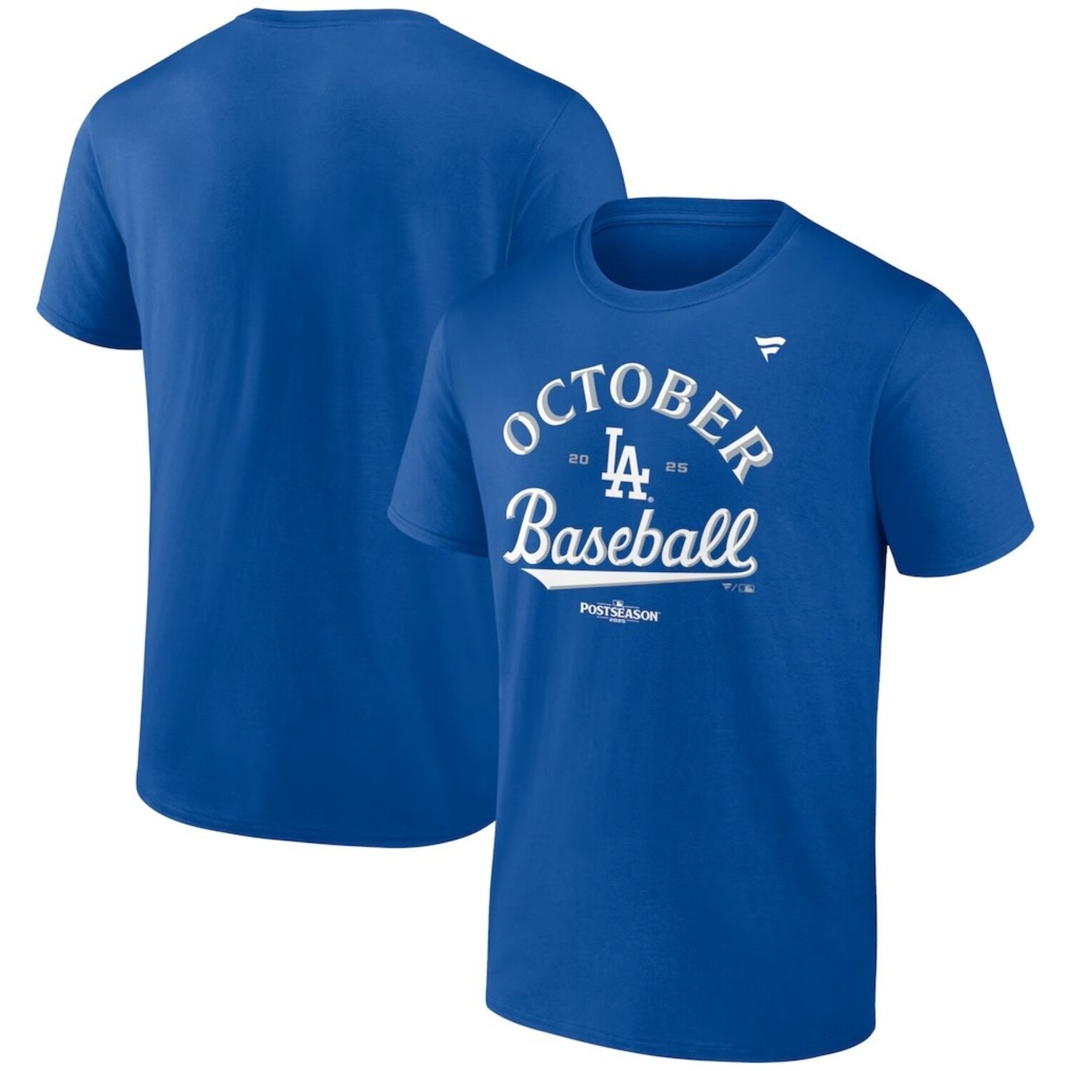 MLB Dodgers Opening Day Tシャツ LA LA Dodgers Men's 2025 MLB Postseason Locker Room Tee - The