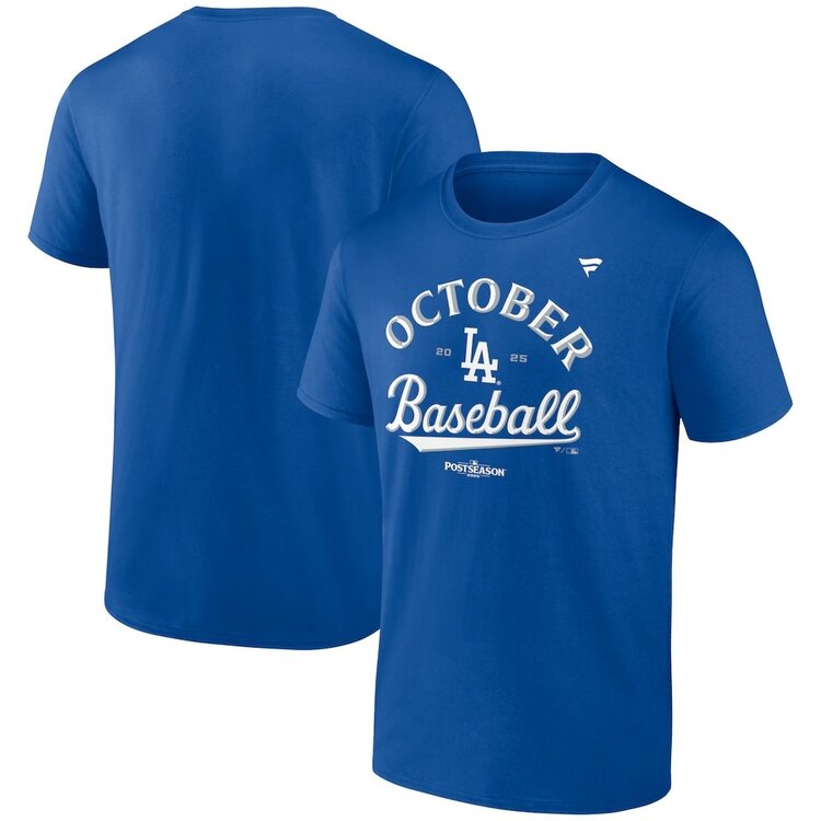 Fanatics LA Dodgers Men's 2025 MLB Postseason Locker Room Tee