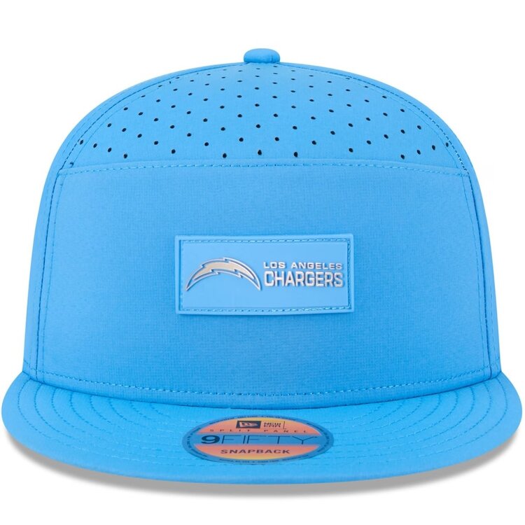 New Era Chargers Powder Blue 2025 Sideline Split Panel 950 Snapback