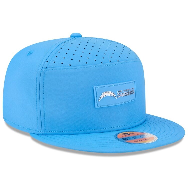 New Era Chargers Powder Blue 2025 Sideline Split Panel 950 Snapback
