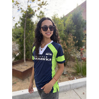 Majestic Seahawks W '17 Draft Me Navy