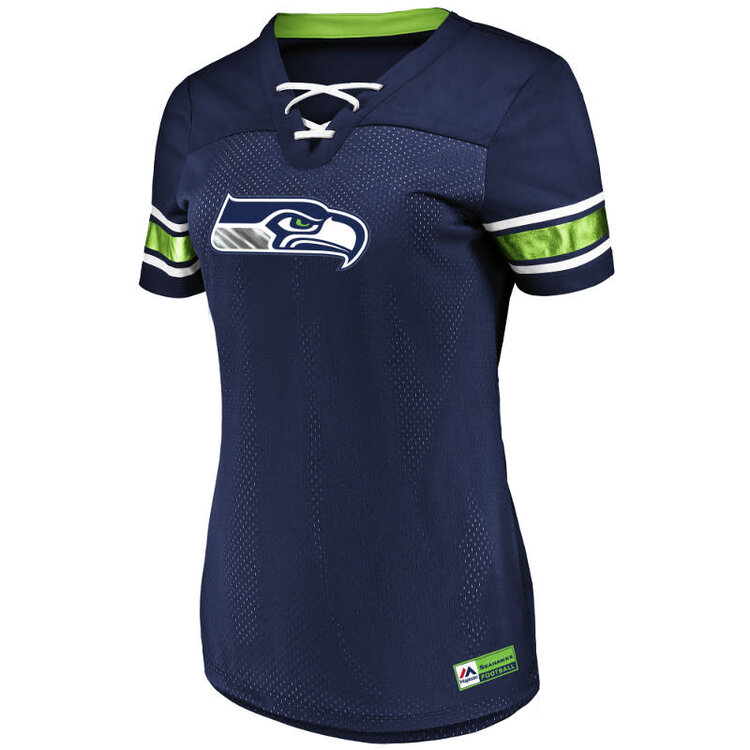 Majestic Seahawks W 18 Draft Me Navy