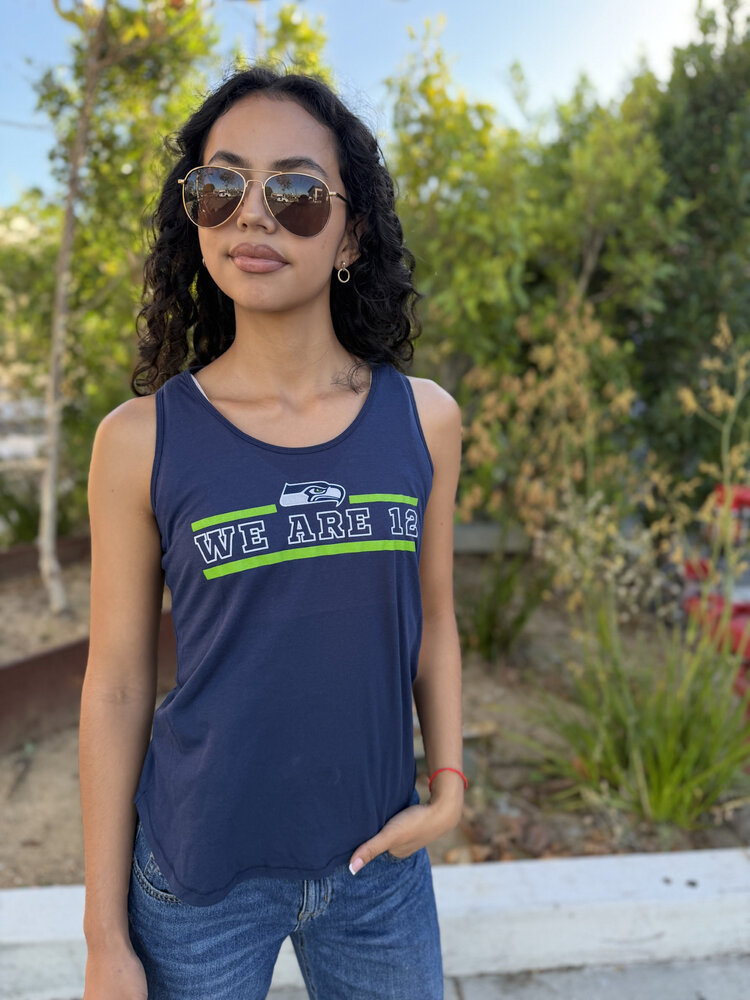 Majestic Seahawks W 18 Pregame Style Tank