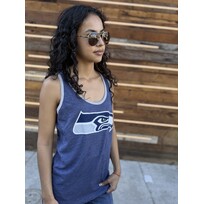 Majestic Seattle Seahawks W Tank Tested Heather Blue