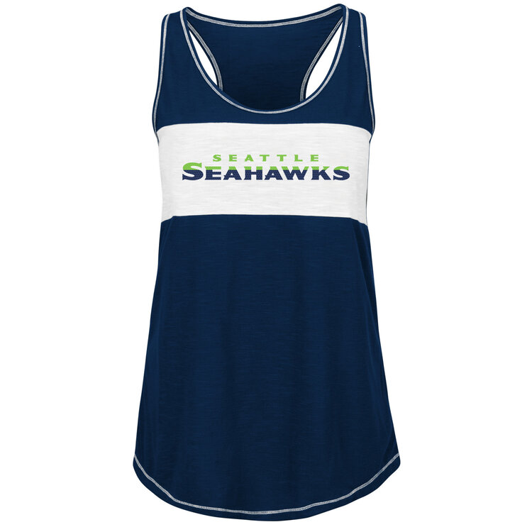 Majestic Seahawks W Game Time Glitz Tank