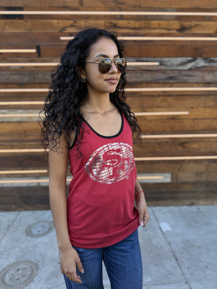 47 Brand 49ers W Tank 47Brand '16 Clutch Red
