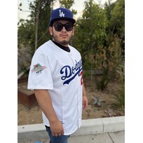 Mitchell and Ness MLB Los Angeles Dodgers Men's M&N Authentic 1988 Kirk Gibson #23 Jersey White