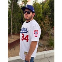 Mitchell and Ness LA Dodgers Men's Mitchell & Ness Authentic 1981 Fernando Valenzuela #34 Jersey White