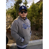 Mitchell and Ness LA Dodgers M&N Snow Washed Fleece Hoodie