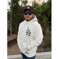 Mitchell and Ness LA Dodgers M&N Cream Hoodie