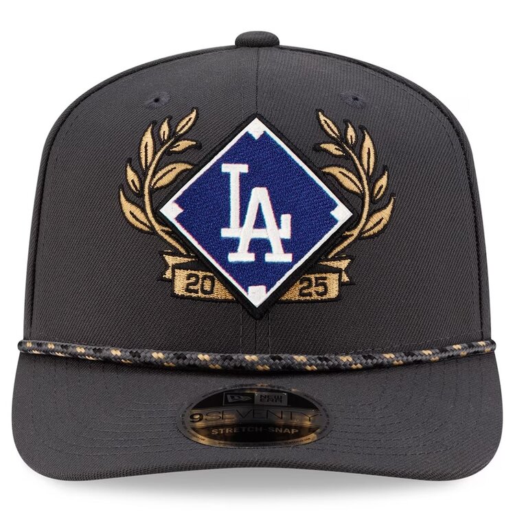 New Era LA Dodgers 2025 Division Series Winner Locker Room 970 Stretch Snap Hat