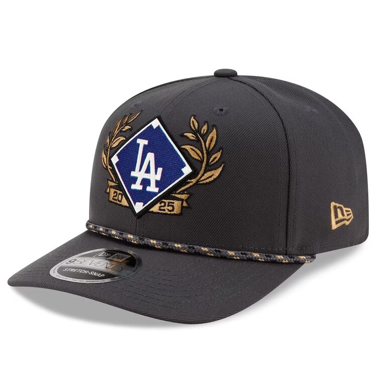 New Era LA Dodgers 2025 Division Series Winner Locker Room 970 Stretch Snap Hat