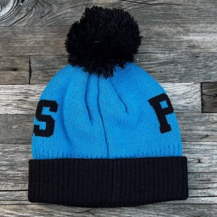 NFL NFL Carolina Panthers Toddler Cuffed Knit w/ Pom Blue Black