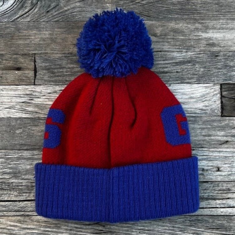 NFL NFL New York Giants Toddler Cuffed Knit w/ Pom Red Blue
