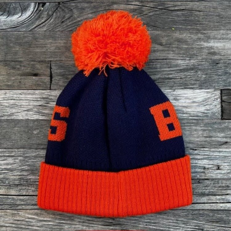 NFL NFL Denver Broncos Toddler Cuffed Knit w/ Pom Orange Navy