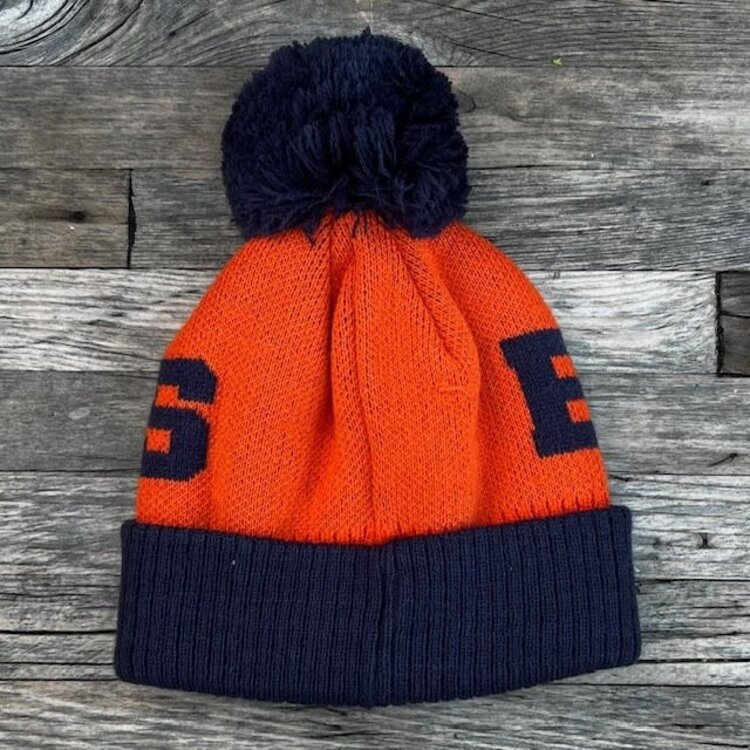 NFL NFL Chicago Bears Toddler Cuffed Knit w/ Pom Orange Navy