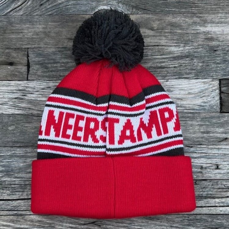 NFL Tampa Bay Buccaneers Newborn Striped Cuffed Knit Hat with Pom