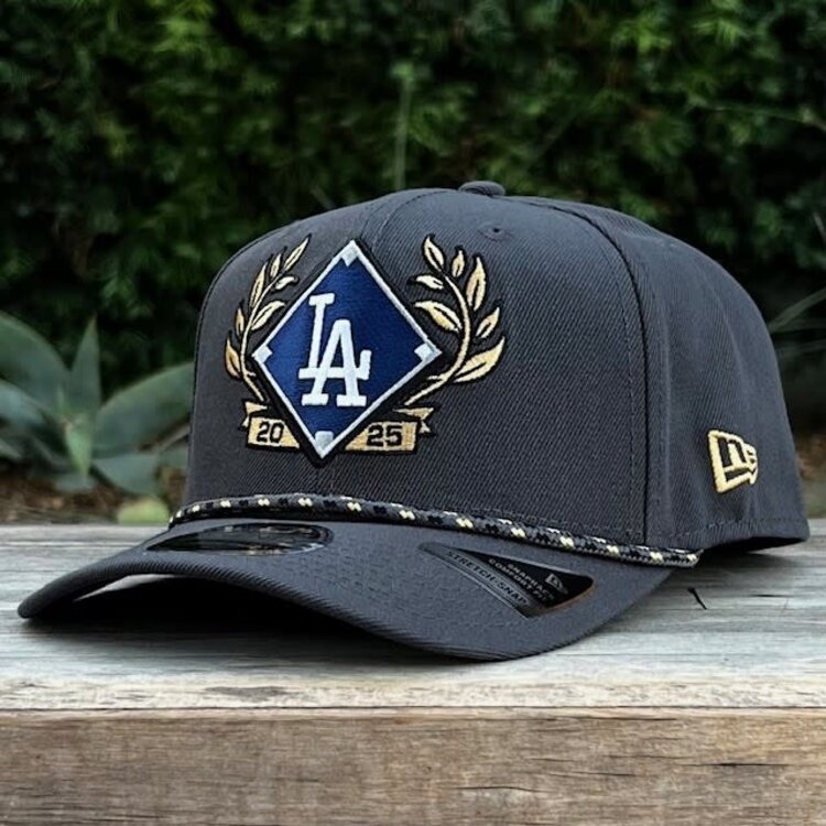 New Era LA Dodgers 2025 Division Series Winner Locker Room 970 Stretch Snap Hat