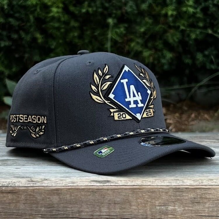 New Era LA Dodgers 2025 Division Series Winner Locker Room 970 Stretch Snap Hat