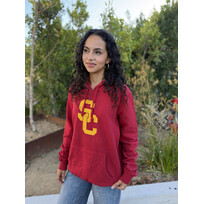 USC Trojans W SC Interlock P/O Hoodie