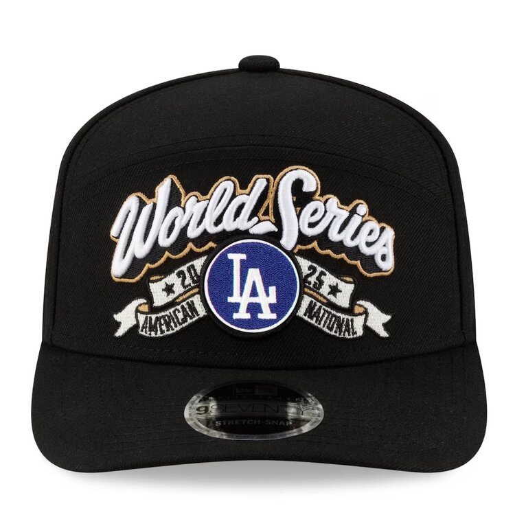 New Era LA Dodgers 2025 NLCS Locker Room 970 Split Panel Stretch Snap Hat