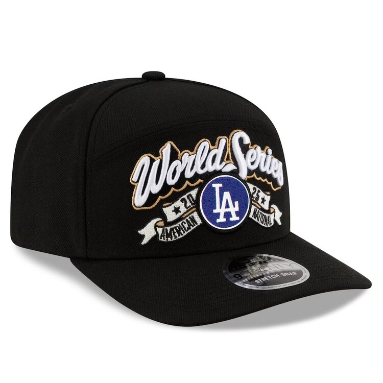 New Era LA Dodgers 2025 NLCS Locker Room 970 Split Panel Stretch Snap Hat