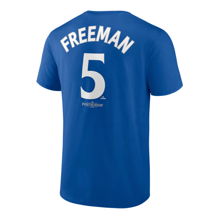 Fanatics LA Dodgers Men's 2025 World Series Freeman N&N T-Shirt