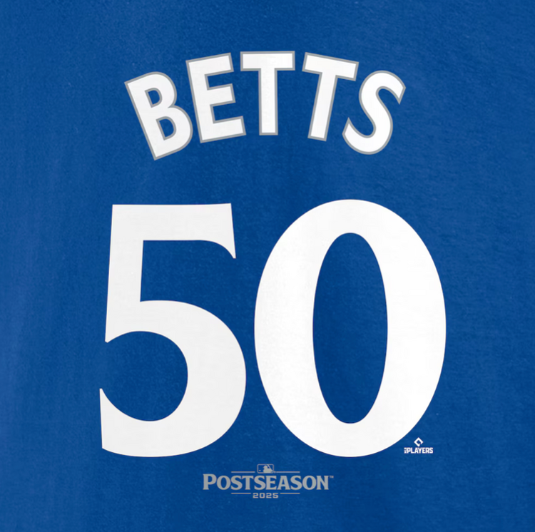Fanatics LA Dodgers Men's 2025 World Series Betts N&N T-Shirt