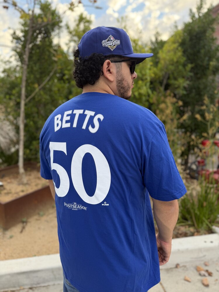 Fanatics LA Dodgers Men's 2025 World Series Betts N&N T-Shirt