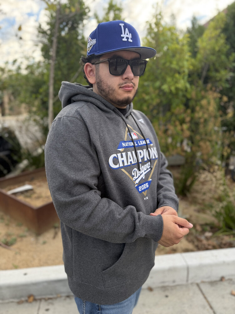 Fanatics LA Dodgers Men's 2025 NLCS Champs Locker Room Hoodie