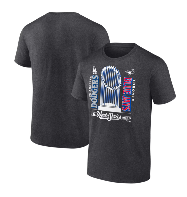 Fanatics Dodgers v Blue Jays World Series Match Up T-Shirt