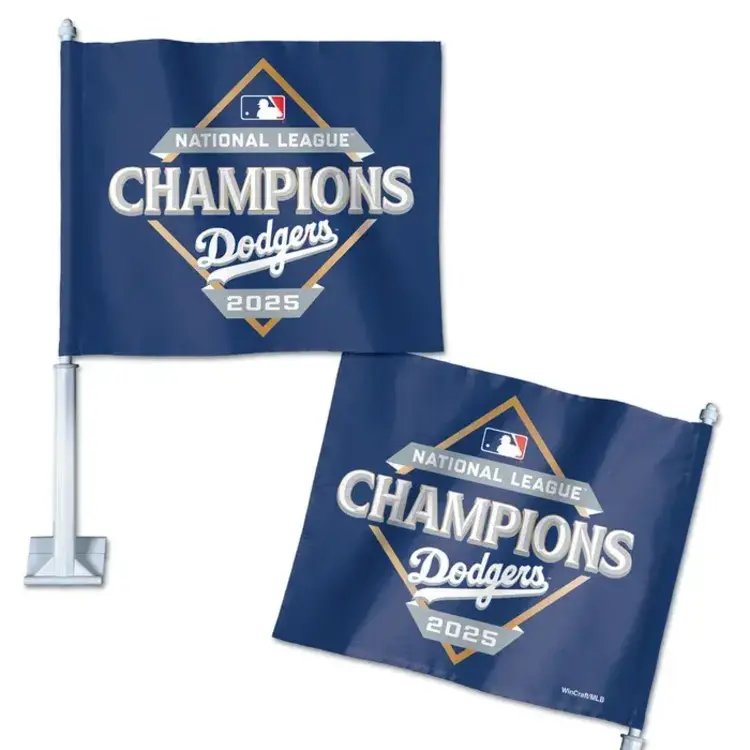 Wincraft LA Dodgers National League Champs Car Flag