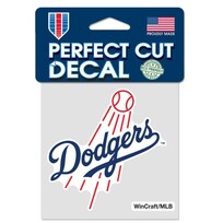 Wincraft Small Decal 4x4 Dodgers Shooting Ball