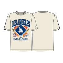 New Era LA Dodgers Men's NE Cream Fall Classic Tee