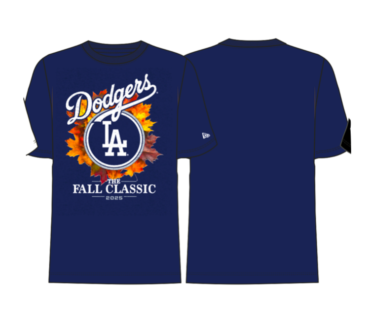 New Era LA Dodgers Men's NE Royal Fall Classic Tee