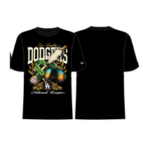 New Era LA Dodgers Men's NE Black Champaigne Tee
