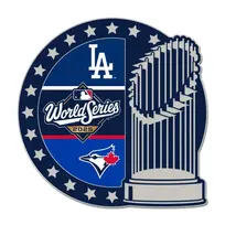 Wincraft 2025 World Series Dueling Pin LA Dodgers vs Toronto Blue Jays