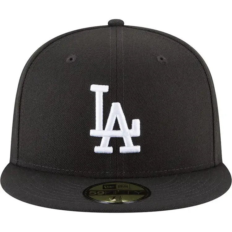 New Era LA Dodgers Black White 2025 World Series Side Patch