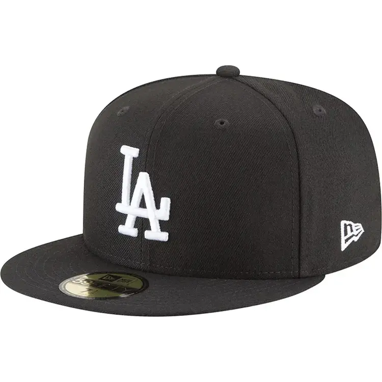 New Era LA Dodgers Black White 2025 World Series Side Patch