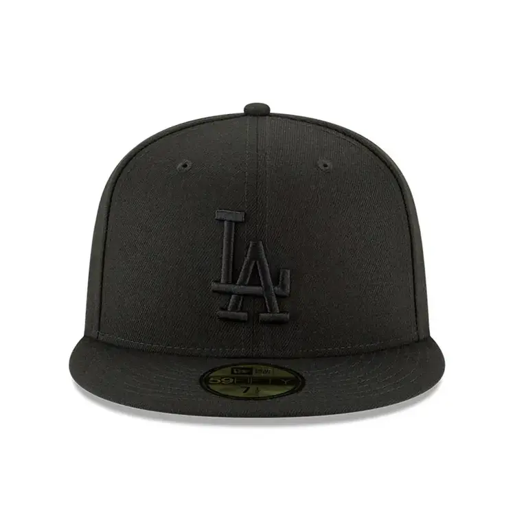 New Era LA Dodgers Black Black Metallic Gold 2025 World Series Side Patch
