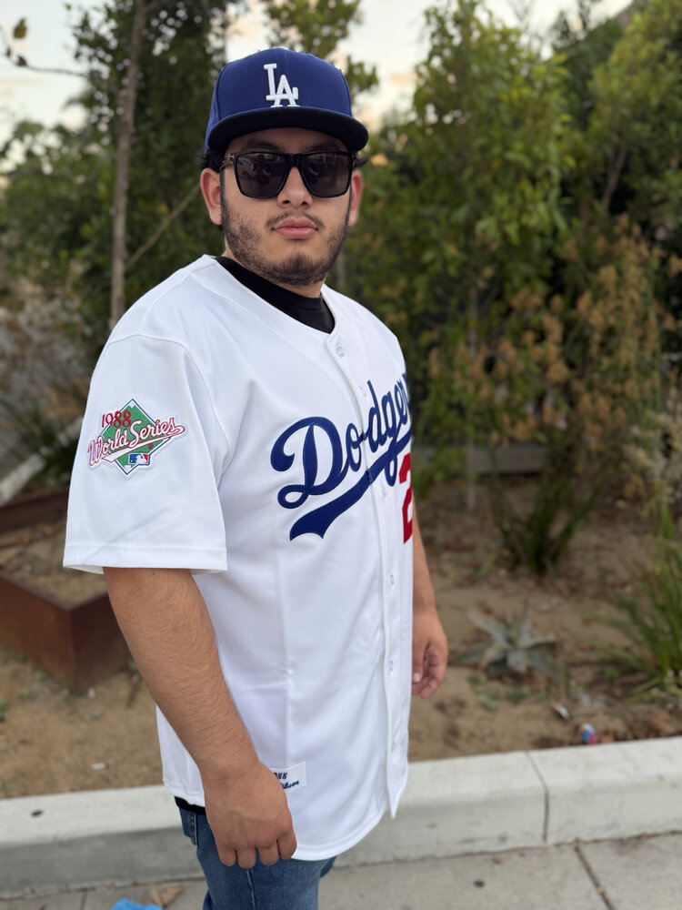 Mitchell and Ness MLB Los Angeles Dodgers Men's M&N Authentic 1988 Kirk Gibson #23 Jersey White