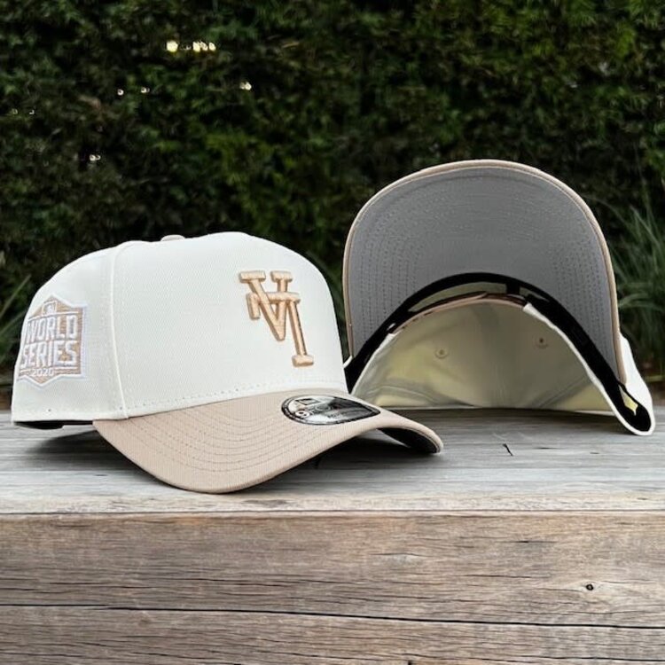 New Era LA Upside Down Ivory/Light Khaki 2020 World Series 940 A-Frame