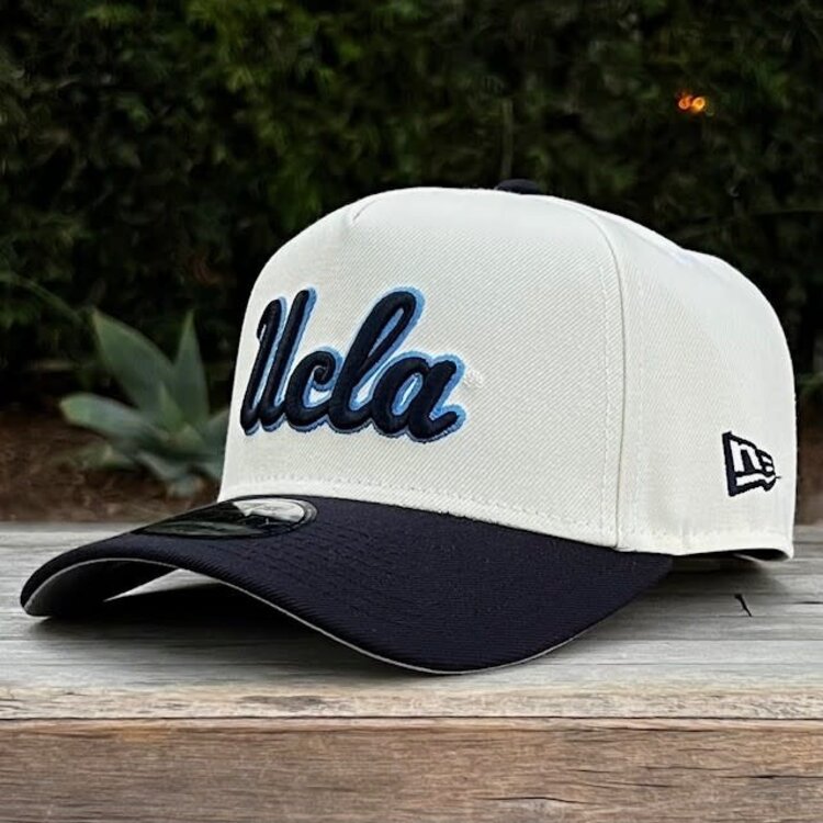 New Era UCLA Bruins Script Ivory/Navy SP 940 A-Frame